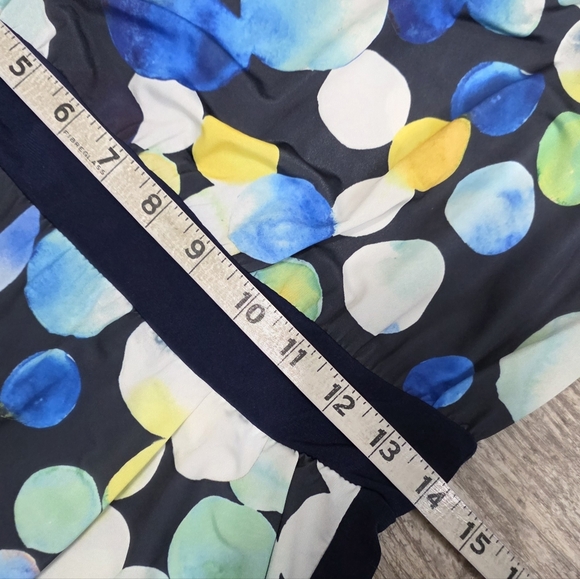 Rebecca Baldi Italy Polka Dot Colorful Sleeveless Jumpsuit Women's Size US 8 - Picture 7 of 11